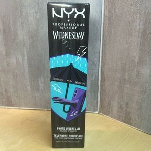 NYX Wednesday Addams Family Limited Edition Phone Umbrella New
